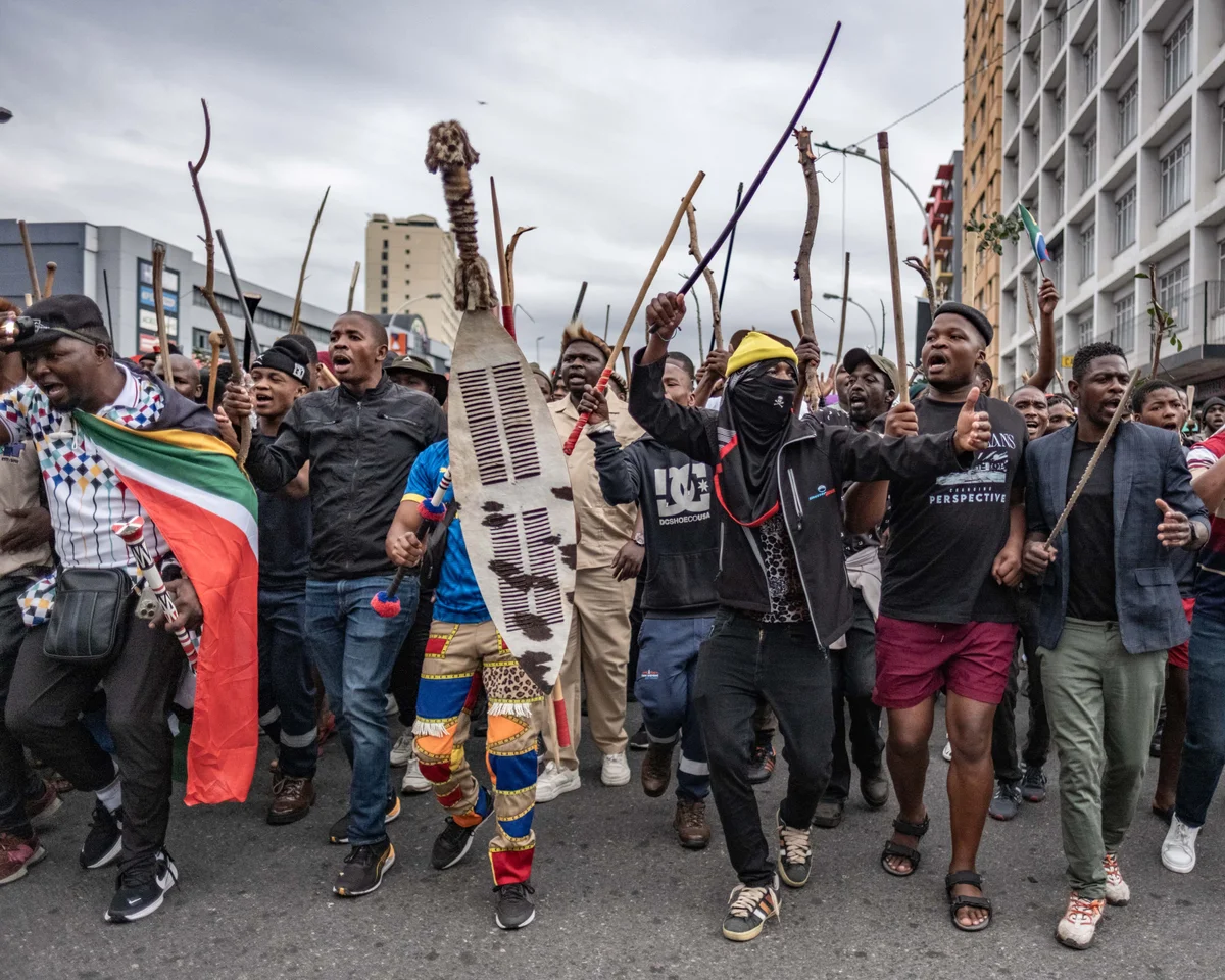South African protesters have set a deadline of September 30 for undocumented migrants