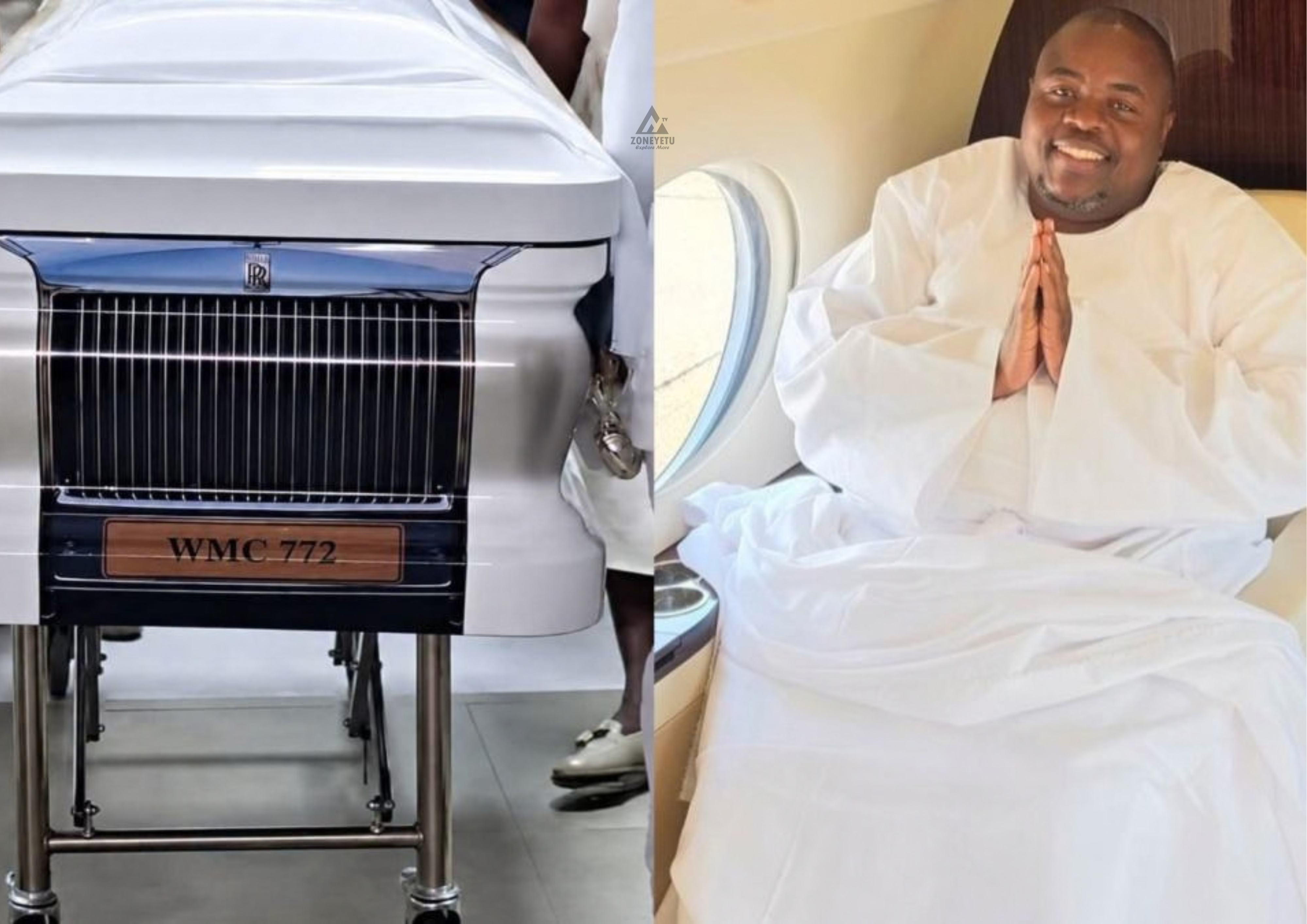 Wicknell Chivayo na Mkewe Lucy Muteke Wazikwa Katika Majeneza Yenye Muundo wa Magari ya Kifahari
